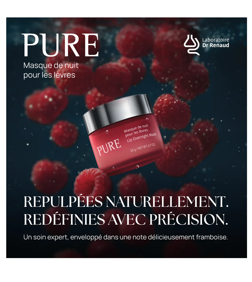 PURE - Masque de nuit pour les lèvres – Espace Beauté Laser