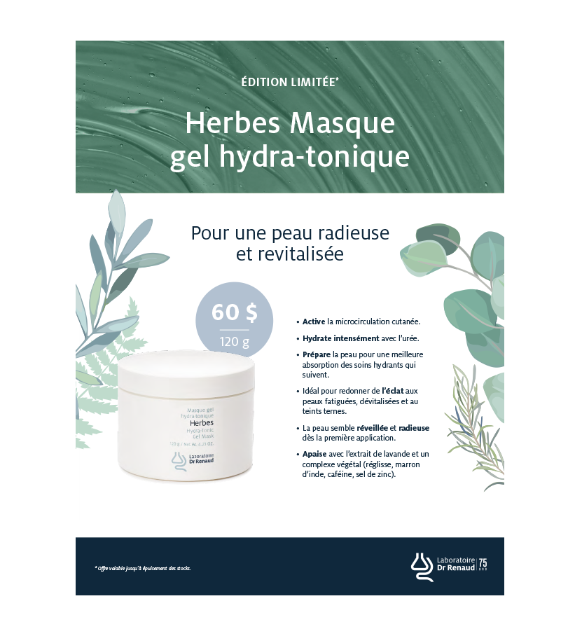 Herbes Masque - Gel hydra-tonique