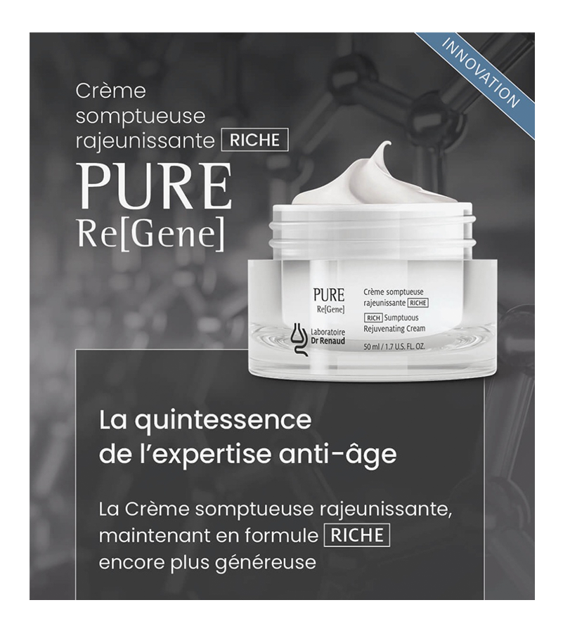 ** Nouveau ** PURE Re[gene] Crème Somptueuse Rajeunissante - RICHE