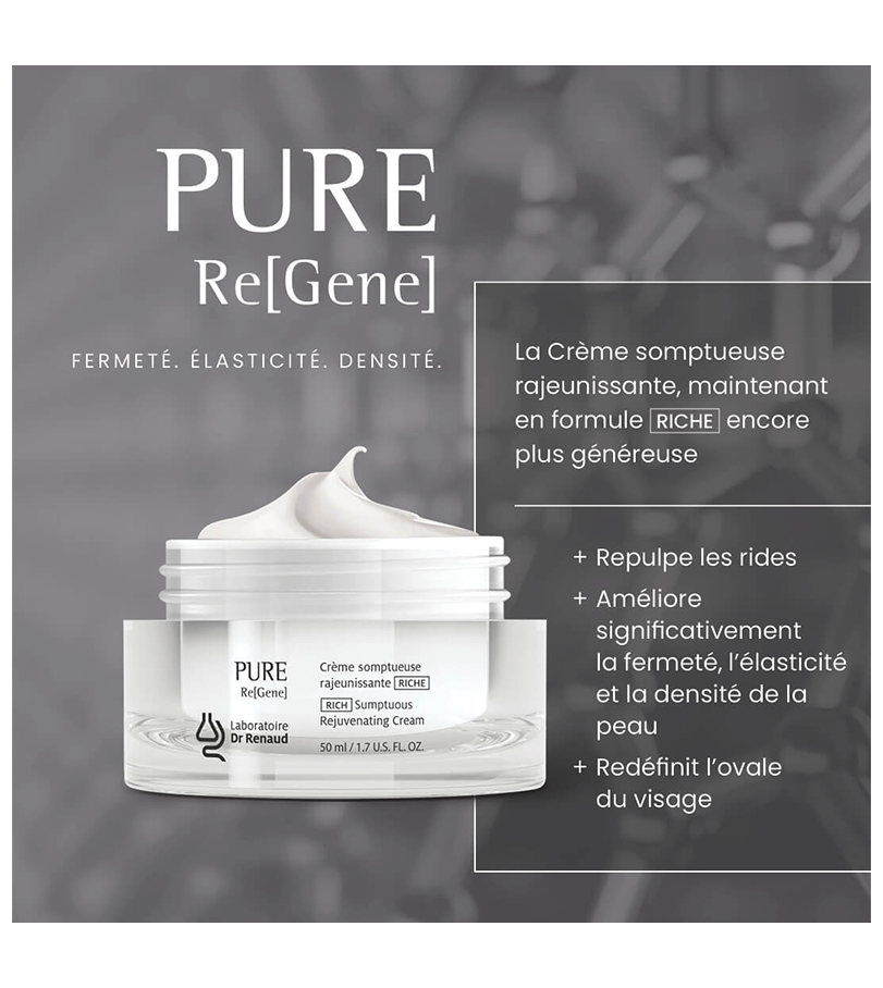 ** Nouveau ** PURE Re[gene] Crème Somptueuse Rajeunissante - RICHE