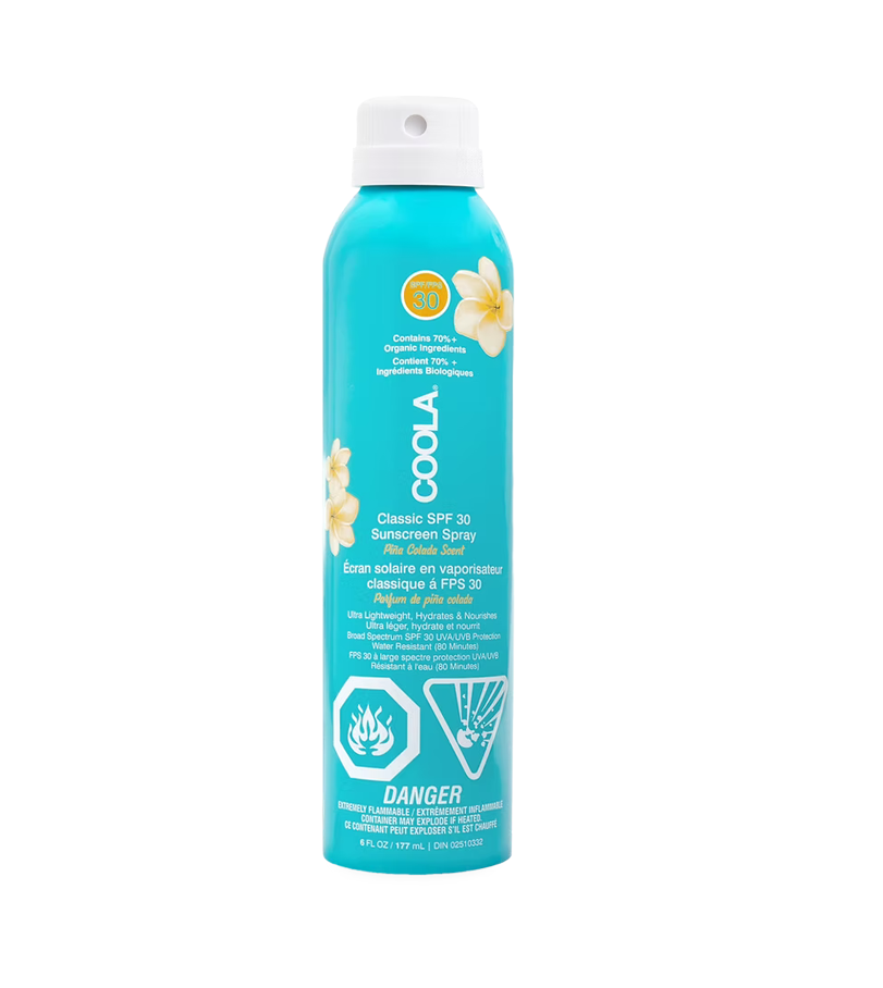 Coola - Spray solaire Classic Corps FPS 30 - Pina Colada