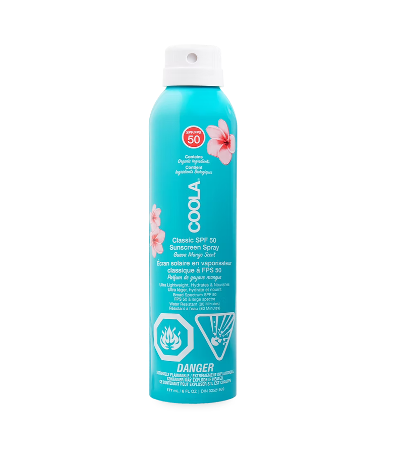 Coola - Spray solaire Classic Corps FPS 50 - Goyave Mangue