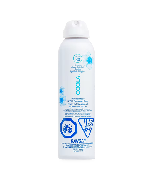 Coola - Spray solaire minéral pour le corps FPS 30