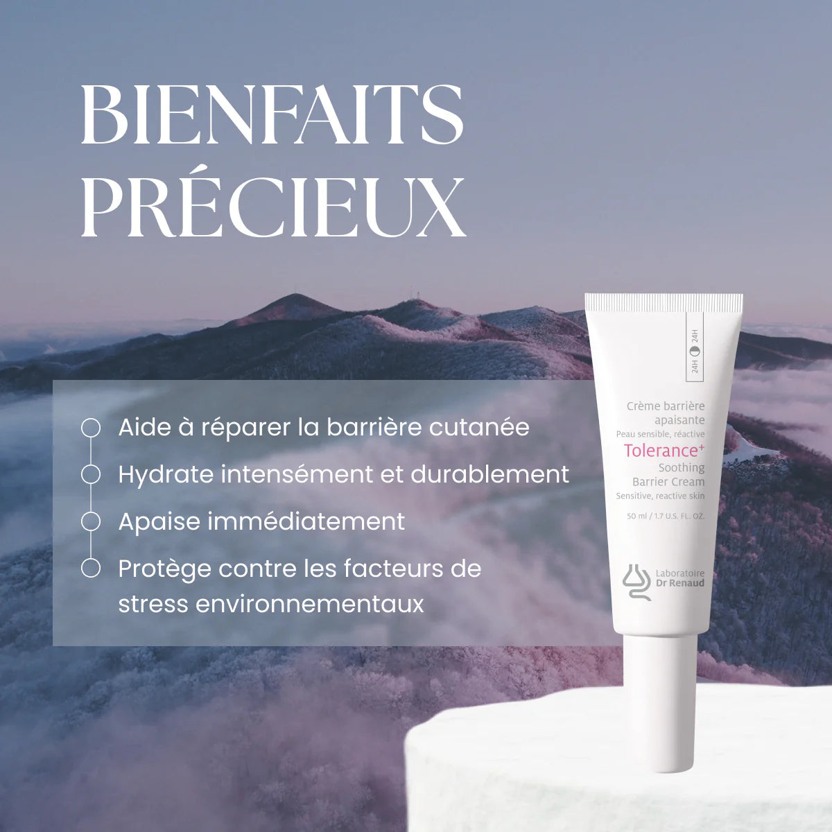 ** Nouveau ** Tolerance+ Crème barrière apaisante