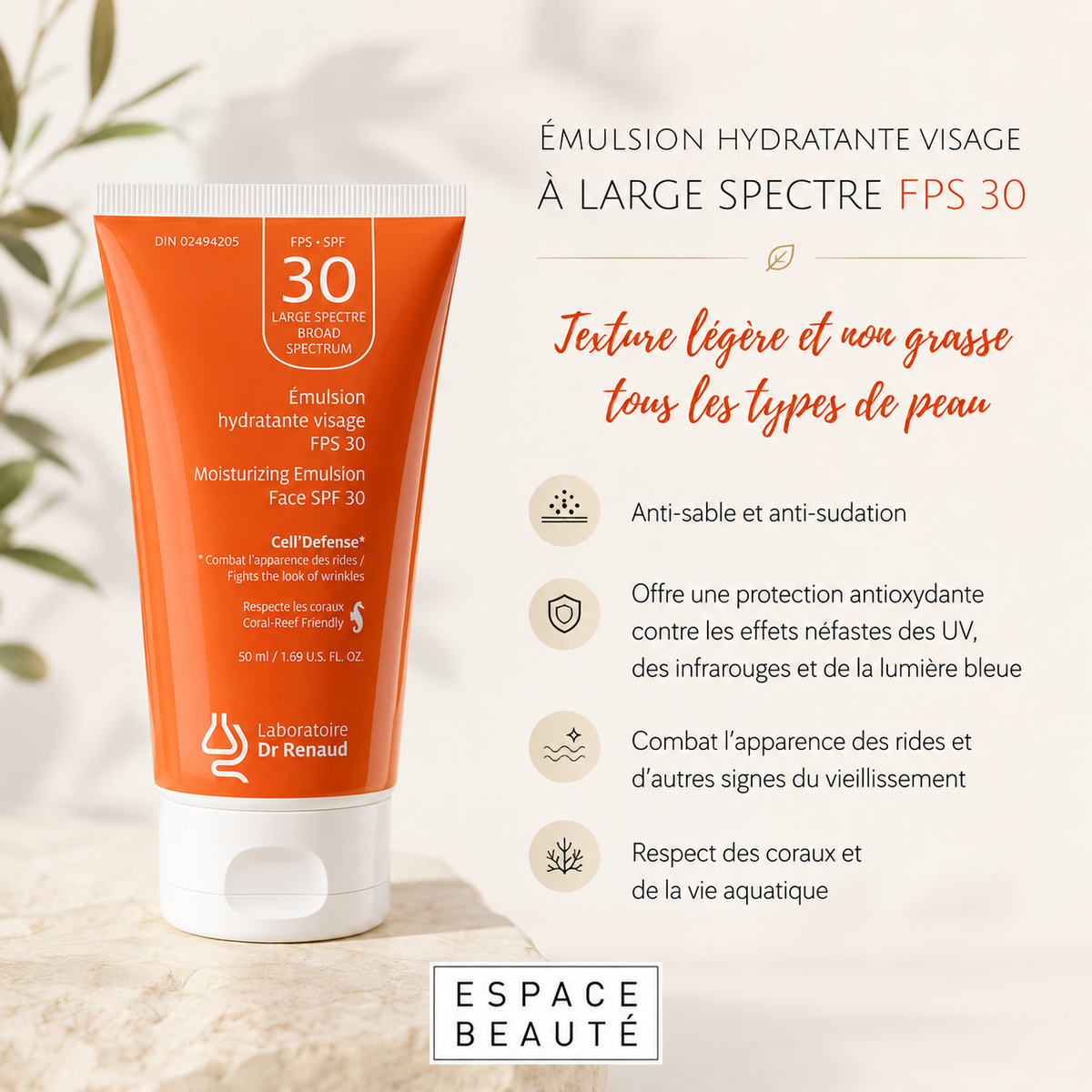 FPS 30 Visage Anti-Âge